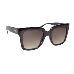 Quay Australia Espresso Brown ICY Oversized Luxury Sunglasses Women
